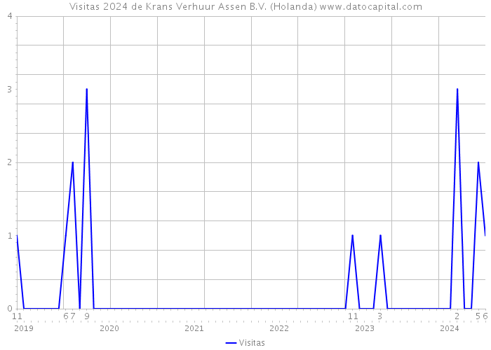 Visitas 2024 de Krans Verhuur Assen B.V. (Holanda) 