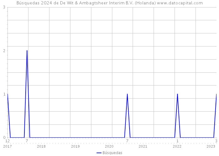 Búsquedas 2024 de De Wit & Ambagtsheer Interim B.V. (Holanda) 