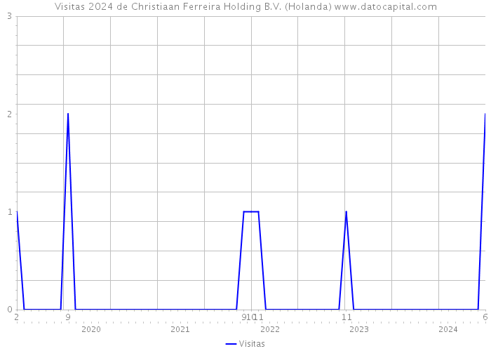 Visitas 2024 de Christiaan Ferreira Holding B.V. (Holanda) 