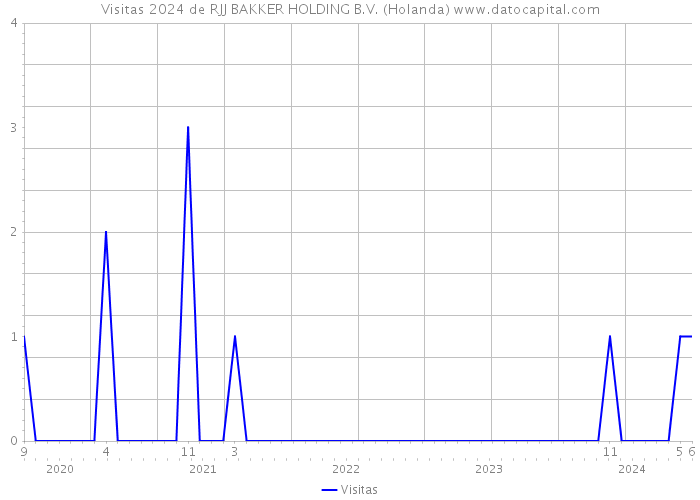 Visitas 2024 de RJJ BAKKER HOLDING B.V. (Holanda) 