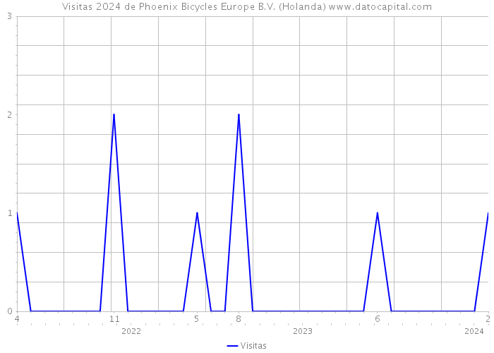 Visitas 2024 de Phoenix Bicycles Europe B.V. (Holanda) 