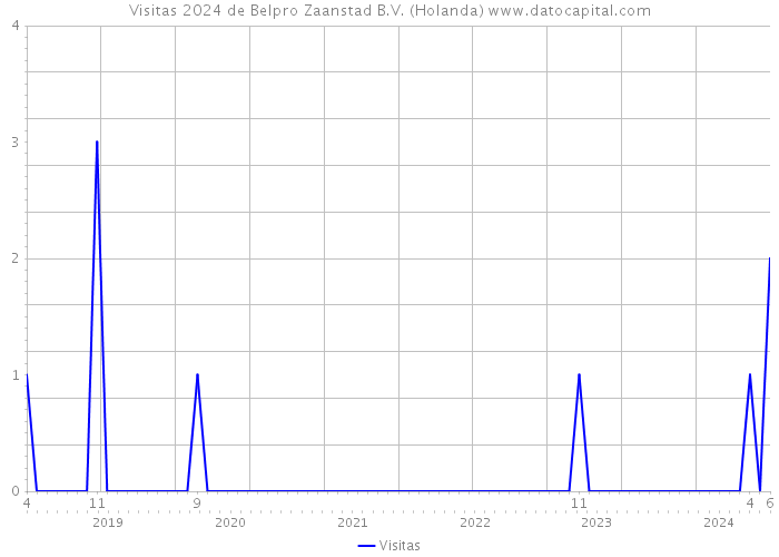 Visitas 2024 de Belpro Zaanstad B.V. (Holanda) 