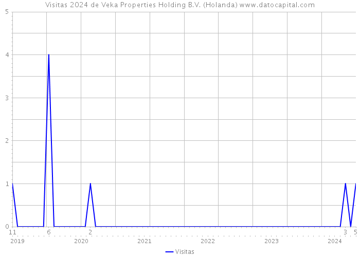 Visitas 2024 de Veka Properties Holding B.V. (Holanda) 