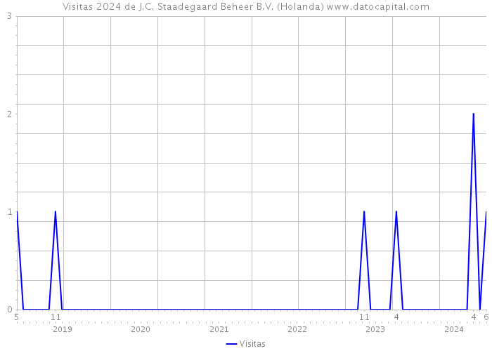 Visitas 2024 de J.C. Staadegaard Beheer B.V. (Holanda) 