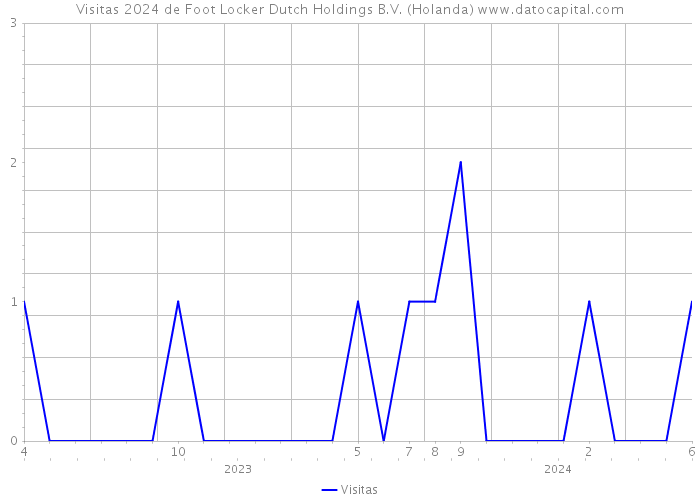 Visitas 2024 de Foot Locker Dutch Holdings B.V. (Holanda) 