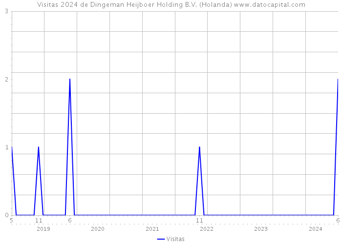 Visitas 2024 de Dingeman Heijboer Holding B.V. (Holanda) 