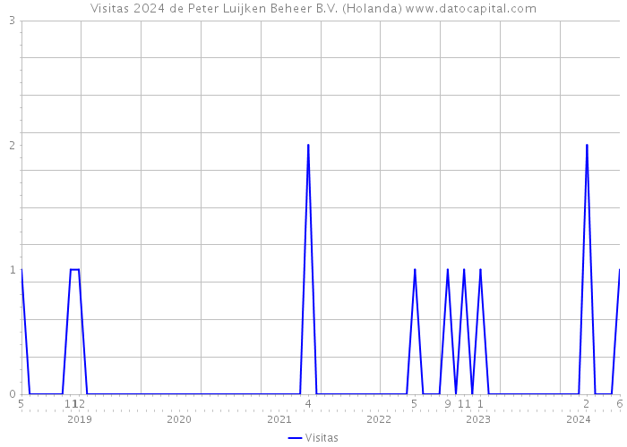 Visitas 2024 de Peter Luijken Beheer B.V. (Holanda) 