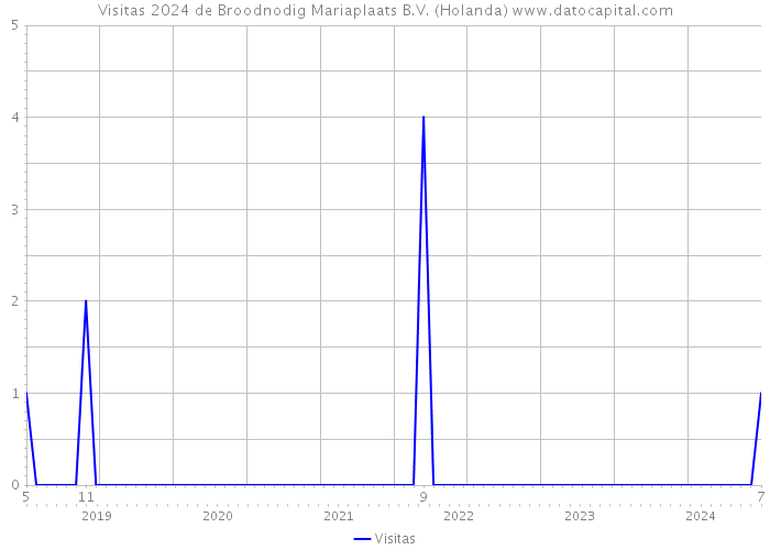 Visitas 2024 de Broodnodig Mariaplaats B.V. (Holanda) 