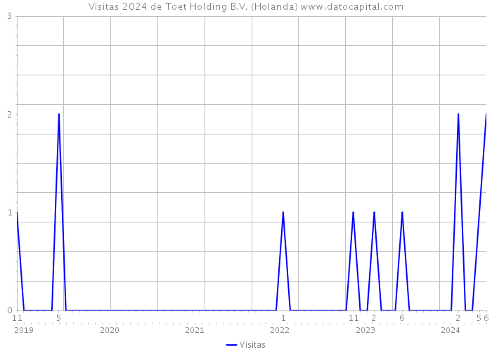 Visitas 2024 de Toet Holding B.V. (Holanda) 