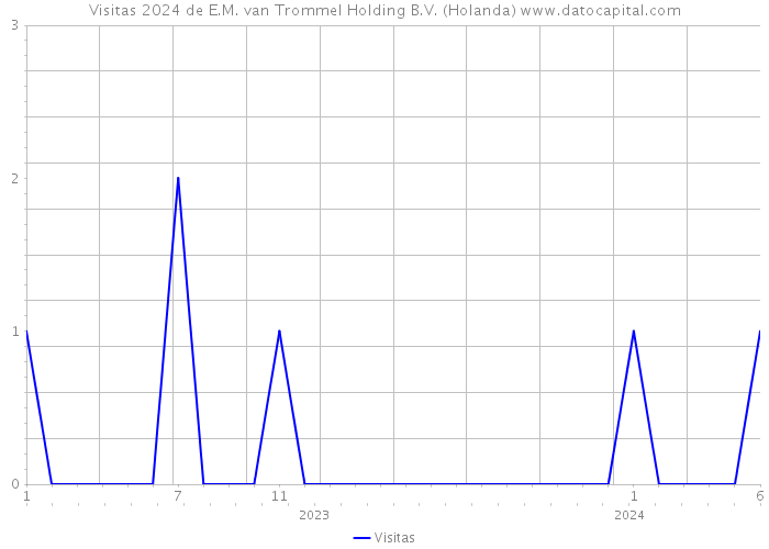 Visitas 2024 de E.M. van Trommel Holding B.V. (Holanda) 
