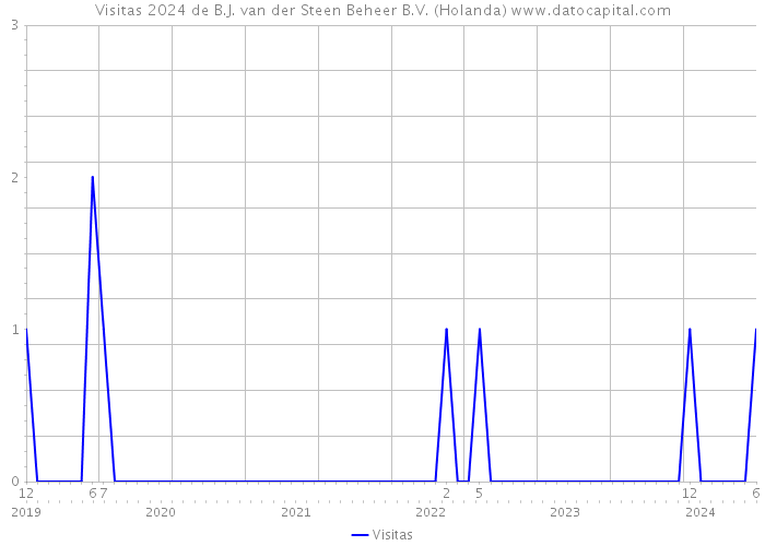 Visitas 2024 de B.J. van der Steen Beheer B.V. (Holanda) 