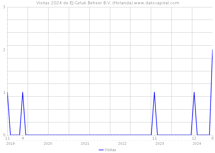 Visitas 2024 de EJ Geluk Beheer B.V. (Holanda) 