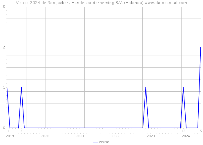 Visitas 2024 de Rooijackers Handelsonderneming B.V. (Holanda) 