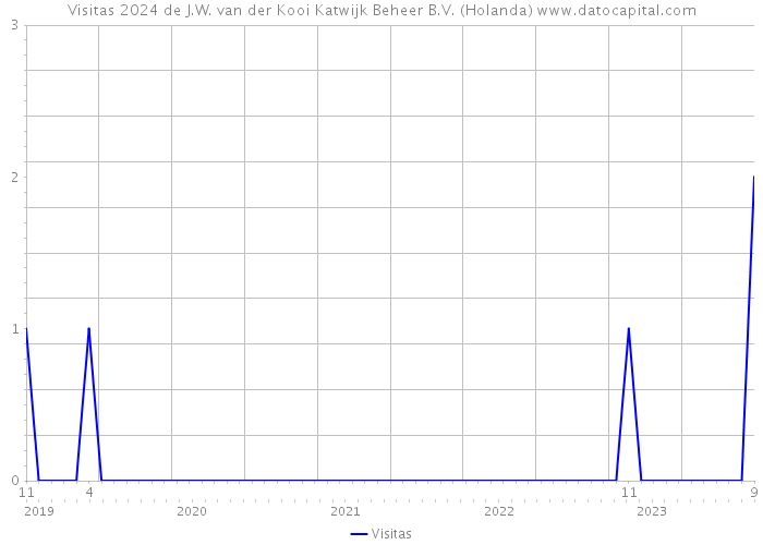 Visitas 2024 de J.W. van der Kooi Katwijk Beheer B.V. (Holanda) 