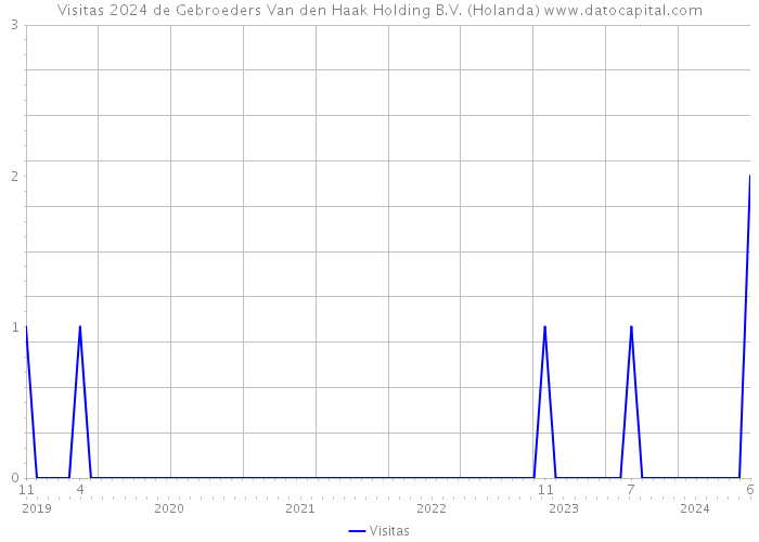 Visitas 2024 de Gebroeders Van den Haak Holding B.V. (Holanda) 