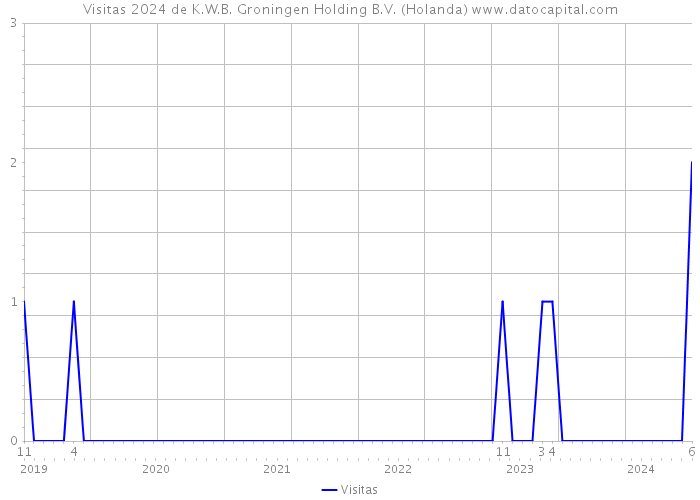 Visitas 2024 de K.W.B. Groningen Holding B.V. (Holanda) 