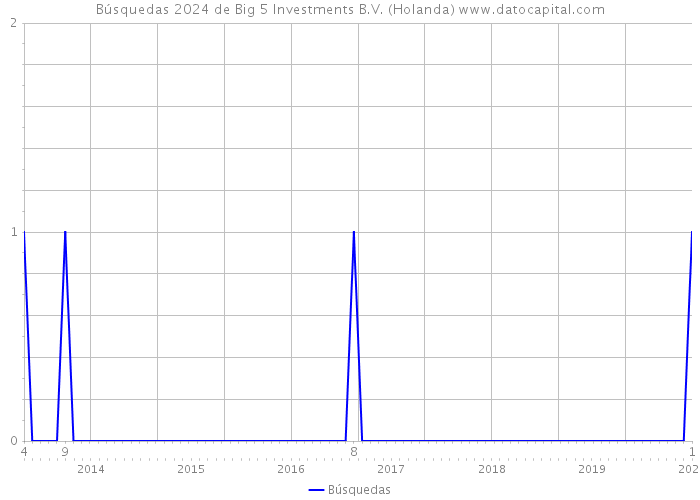 Búsquedas 2024 de Big 5 Investments B.V. (Holanda) 