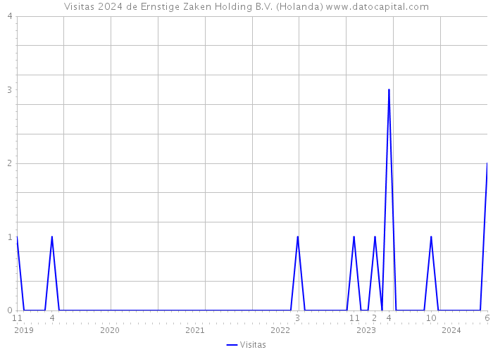 Visitas 2024 de Ernstige Zaken Holding B.V. (Holanda) 