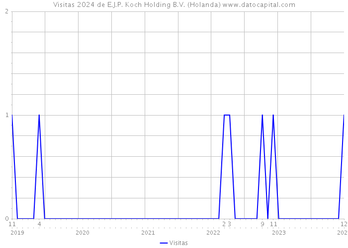 Visitas 2024 de E.J.P. Koch Holding B.V. (Holanda) 