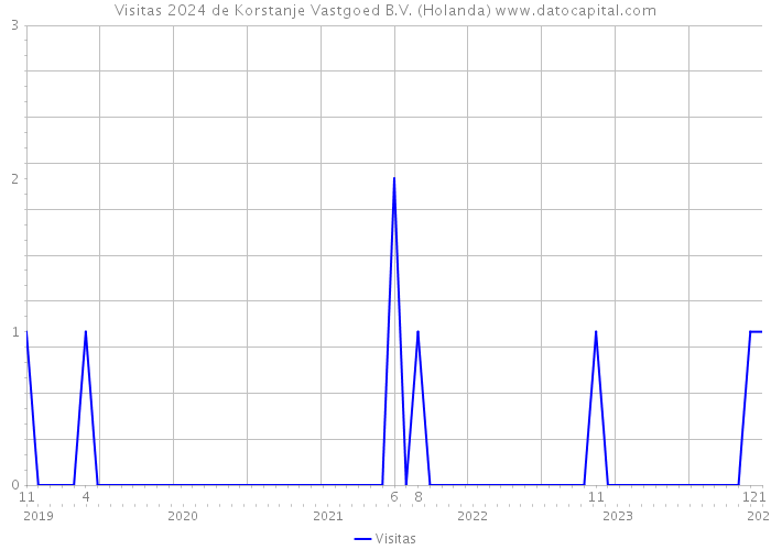 Visitas 2024 de Korstanje Vastgoed B.V. (Holanda) 