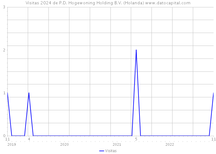 Visitas 2024 de P.D. Hogewoning Holding B.V. (Holanda) 