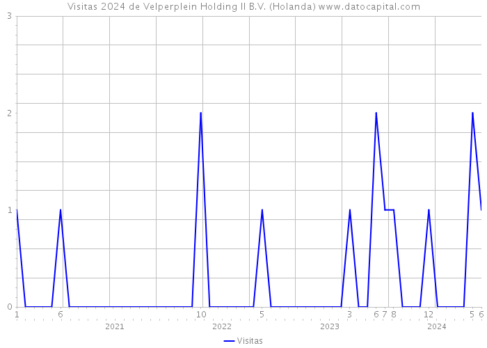 Visitas 2024 de Velperplein Holding II B.V. (Holanda) 