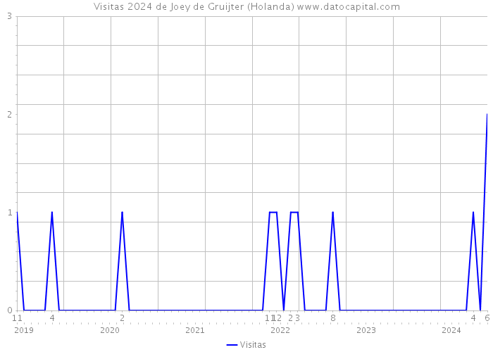 Visitas 2024 de Joey de Gruijter (Holanda) 