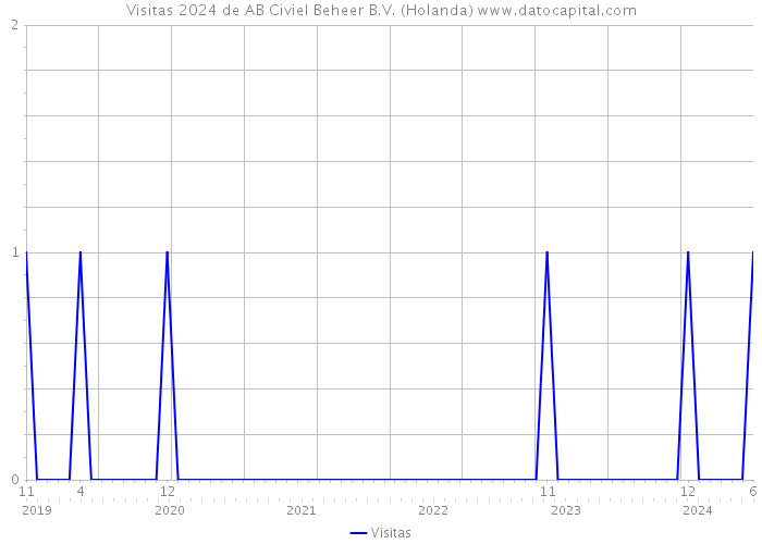 Visitas 2024 de AB Civiel Beheer B.V. (Holanda) 