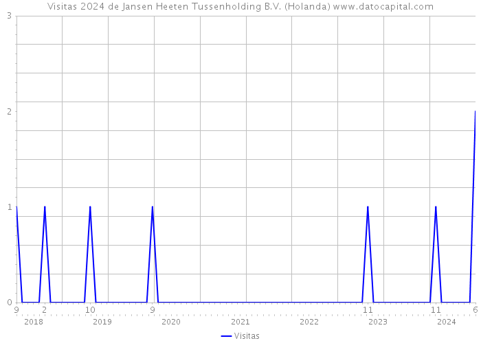 Visitas 2024 de Jansen Heeten Tussenholding B.V. (Holanda) 