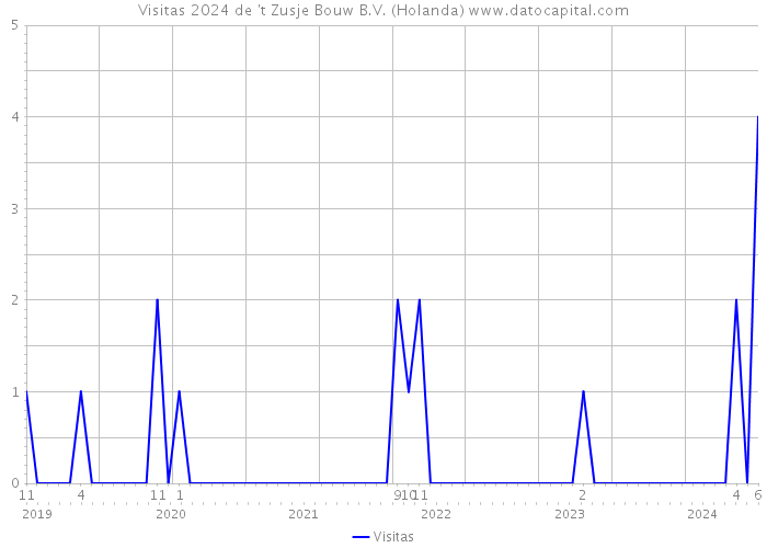 Visitas 2024 de 't Zusje Bouw B.V. (Holanda) 