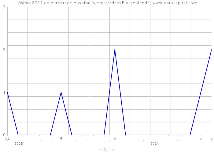 Visitas 2024 de Hermitage Hospitality Amsterdam B.V. (Holanda) 