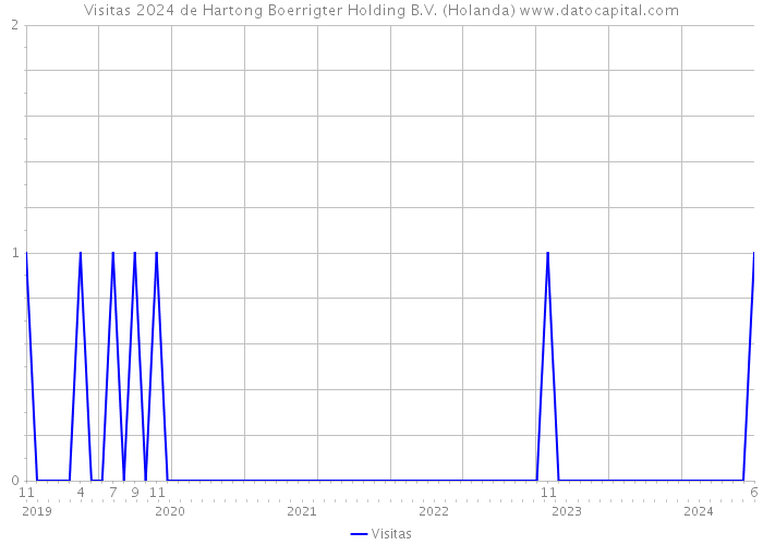 Visitas 2024 de Hartong Boerrigter Holding B.V. (Holanda) 