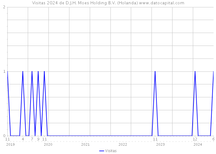 Visitas 2024 de D.J.H. Moes Holding B.V. (Holanda) 