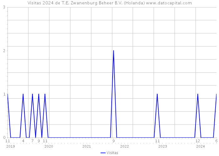 Visitas 2024 de T.E. Zwanenburg Beheer B.V. (Holanda) 