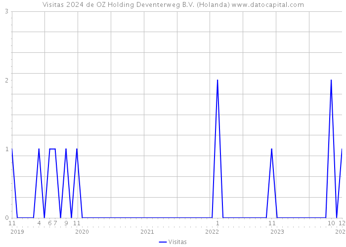 Visitas 2024 de OZ Holding Deventerweg B.V. (Holanda) 