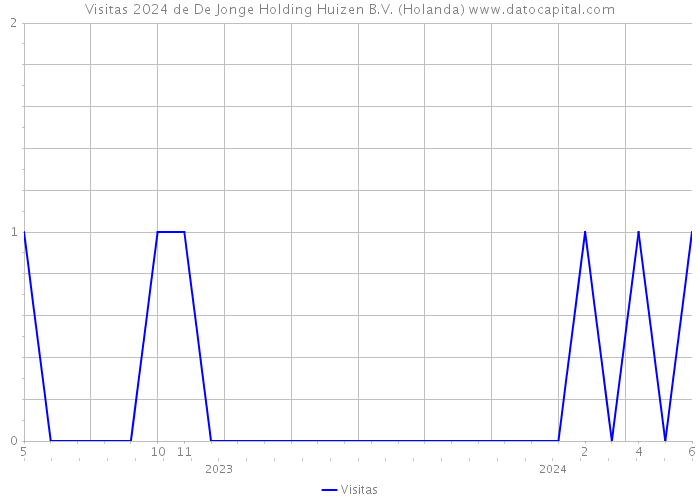 Visitas 2024 de De Jonge Holding Huizen B.V. (Holanda) 