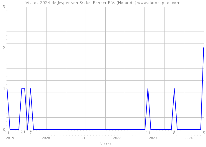 Visitas 2024 de Jesper van Brakel Beheer B.V. (Holanda) 
