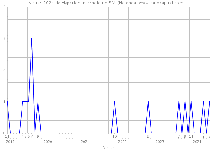 Visitas 2024 de Hyperion Interholding B.V. (Holanda) 