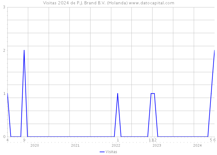 Visitas 2024 de P.J. Brand B.V. (Holanda) 