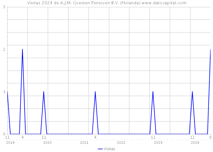 Visitas 2024 de A.J.M. Goesten Pensioen B.V. (Holanda) 