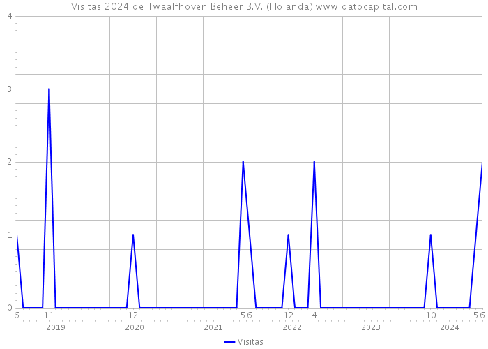 Visitas 2024 de Twaalfhoven Beheer B.V. (Holanda) 