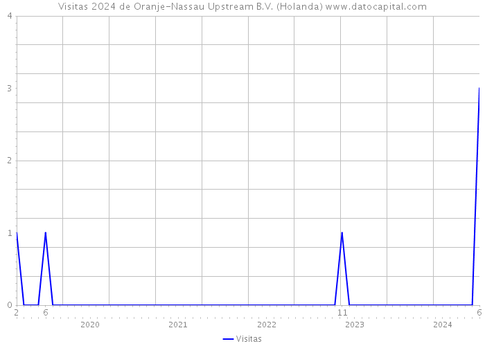 Visitas 2024 de Oranje-Nassau Upstream B.V. (Holanda) 