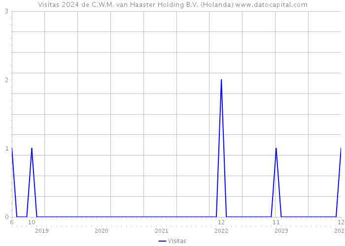 Visitas 2024 de C.W.M. van Haaster Holding B.V. (Holanda) 