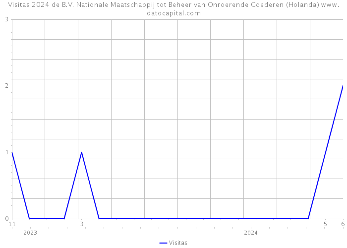 Visitas 2024 de B.V. Nationale Maatschappij tot Beheer van Onroerende Goederen (Holanda) 