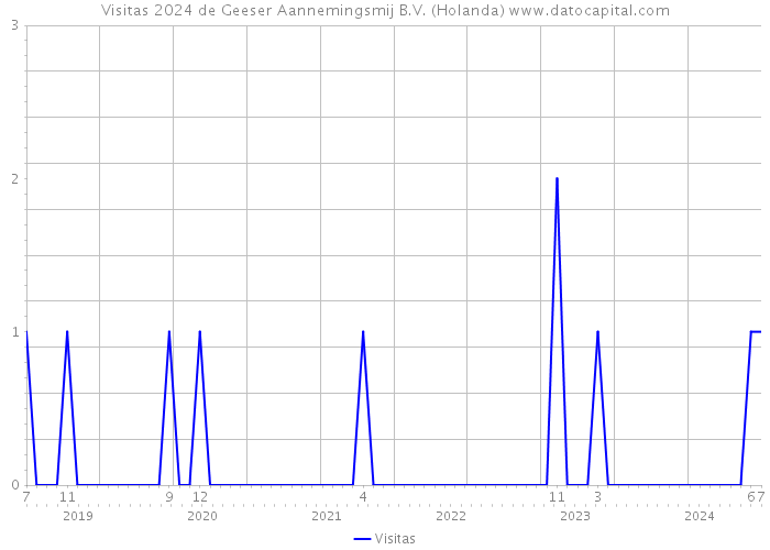 Visitas 2024 de Geeser Aannemingsmij B.V. (Holanda) 