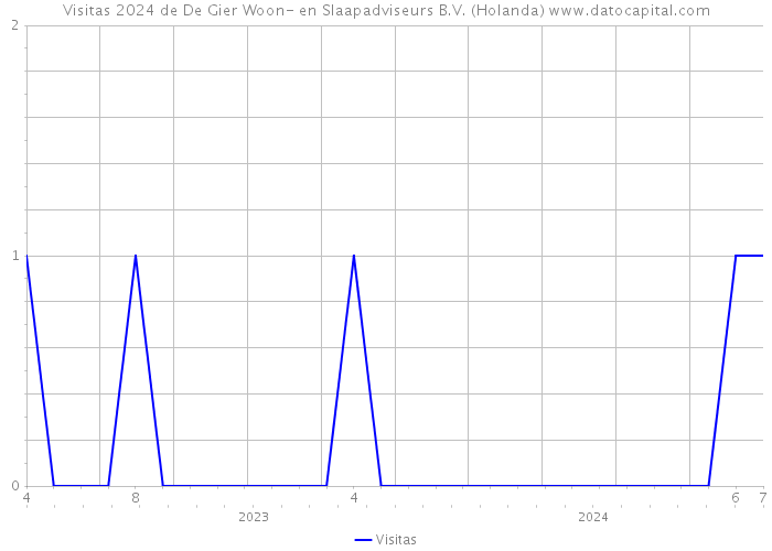 Visitas 2024 de De Gier Woon- en Slaapadviseurs B.V. (Holanda) 