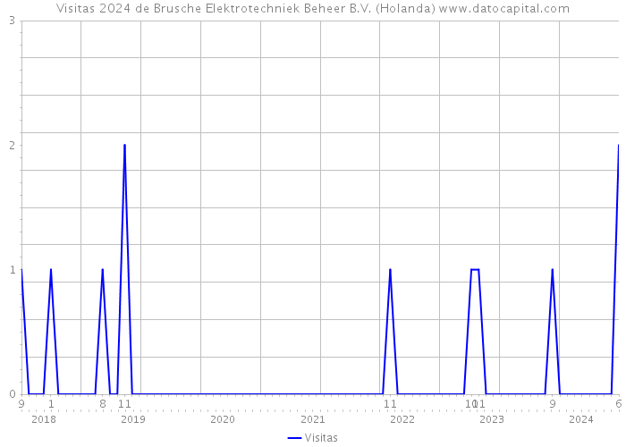 Visitas 2024 de Brusche Elektrotechniek Beheer B.V. (Holanda) 