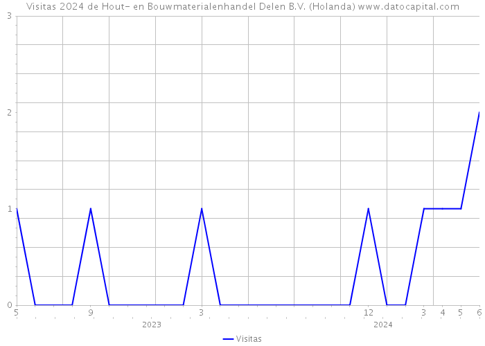 Visitas 2024 de Hout- en Bouwmaterialenhandel Delen B.V. (Holanda) 