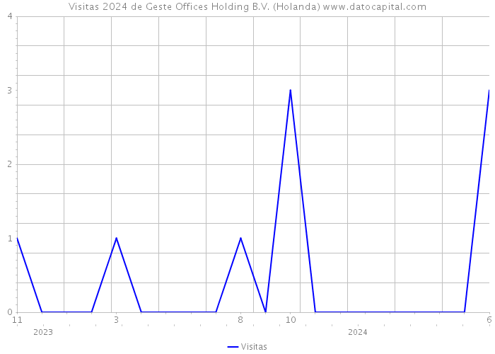 Visitas 2024 de Geste Offices Holding B.V. (Holanda) 