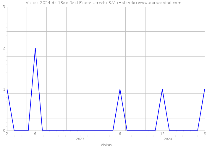 Visitas 2024 de 1Box Real Estate Utrecht B.V. (Holanda) 